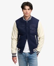 Giacca Varsity con Toppe Vintage