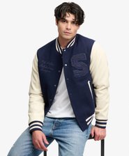 Giacca Varsity con Toppe Vintage
