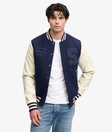Giacca Varsity con Toppe Vintage Image 5
