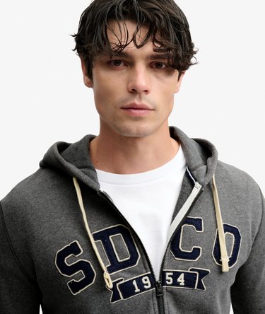 SD&Co. Felpa con Zip Vestibilit&agrave; Comoda Image 4