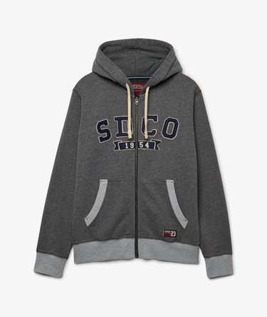 SD&Co. Felpa con Zip Vestibilit&agrave; Comoda Image 7