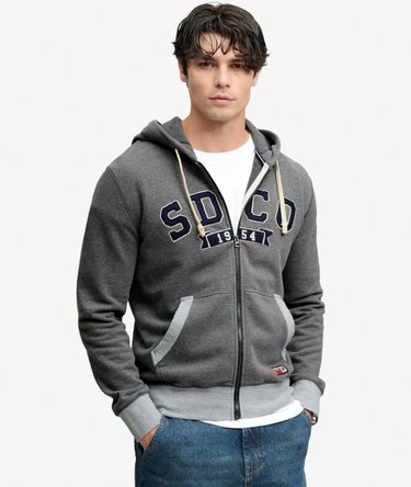 SD&Co. Felpa con Zip Vestibilit&agrave; Comoda Image 1