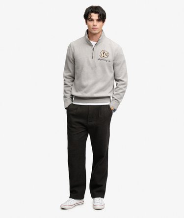 Vintage Athletic Half Zip Sweatshirt Image 3