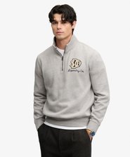 Vintage Athletic Half Zip Sweatshirt