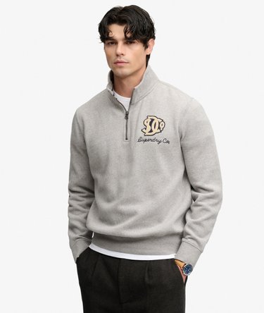 Vintage Athletic Half Zip Sweatshirt Image 1