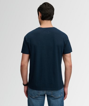 Classic Cotton Linen Pocket T-Shirt Image 5