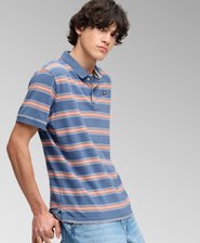 Polo Vintage Stripe Jersey Corte Relajado