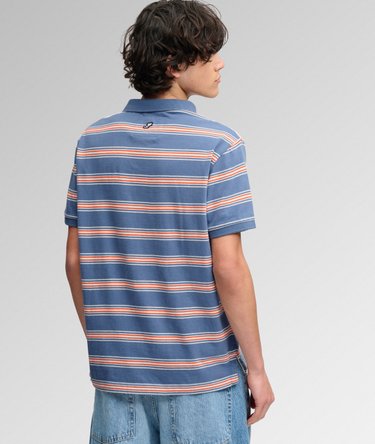 Vintage Stripe Jersey Polo Shirt Image 5
