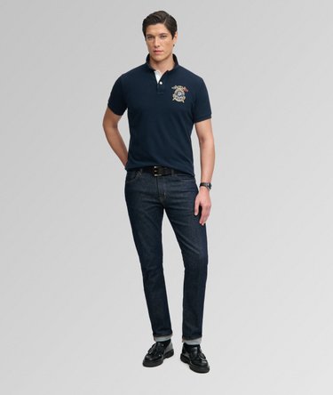 Crest Polo Shirt Image 3