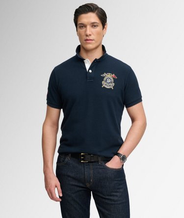 Crest Polo Shirt Image 2