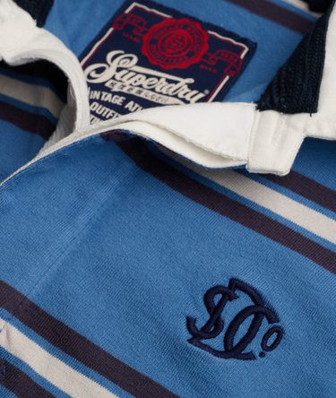 Vintage Athletic Stripe Rugby-Shirt Image 7