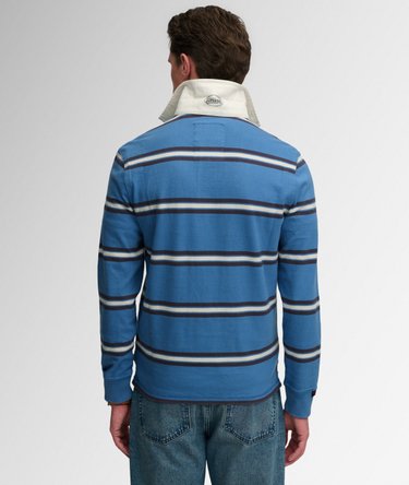 Vintage Athletic Stripe Rugby-Shirt Image 6