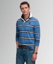 Rugby Top Vintage Athletic Stripe