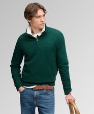 Essential Serif Logo Half Zip Sweatshirt