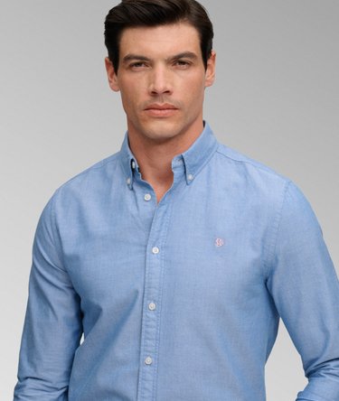 Chemise Oxford Classique &agrave; Manches Longues Image 4