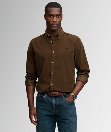 Classic Needle Cord Shirt Image 1