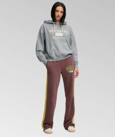 Athletic Essential Applique Cropped Hoodie Image 3