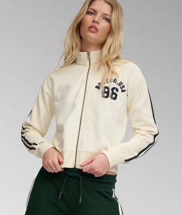 Athletic Applique Track Top Image 2