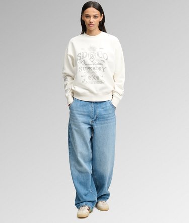 Vintage Workwear Crew Neck Sweatshirt Image 3