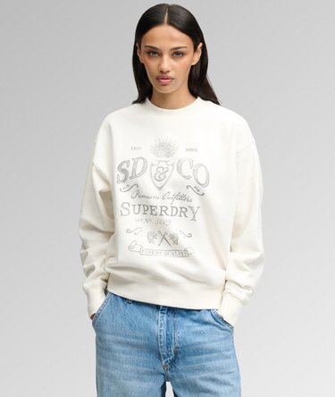 Vintage Workwear Crew Neck Sweatshirt Image 1