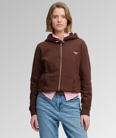 Signature Kapuzenjacke mit Stickerei Image 1