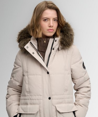 Manteau Everest Longline Puffer coupe ajust&eacute;e Image 4