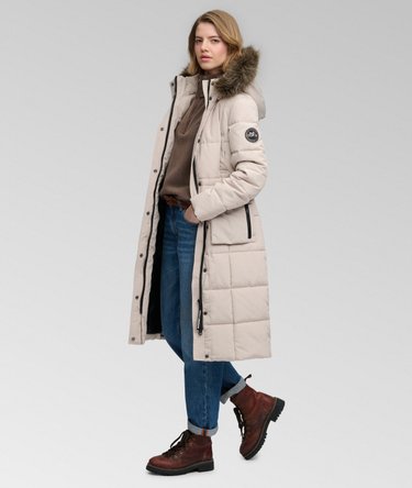 Manteau Everest Longline Puffer coupe ajust&eacute;e Image 5