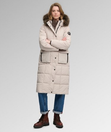 Manteau Everest Longline Puffer coupe ajust&eacute;e Image 3