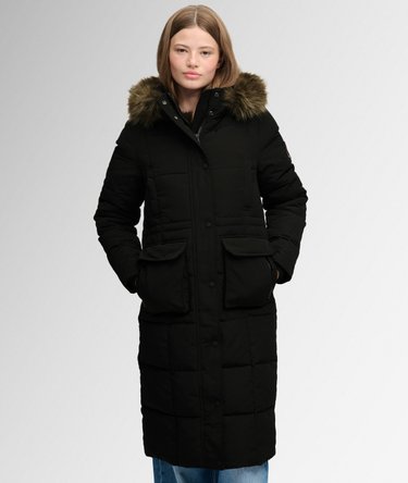 Everest Longline Puffer Coat Image 2