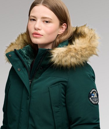 Everest Faux Fur Parka Coat Image 4