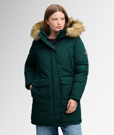 Everest Faux Fur Parka Coat Image 5