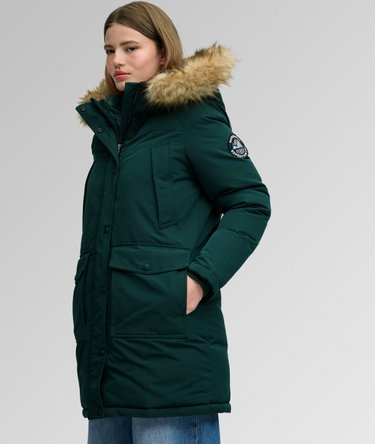 Everest Faux Fur Parka Coat Image 2