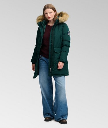 Everest Faux Fur Parka Coat Image 3