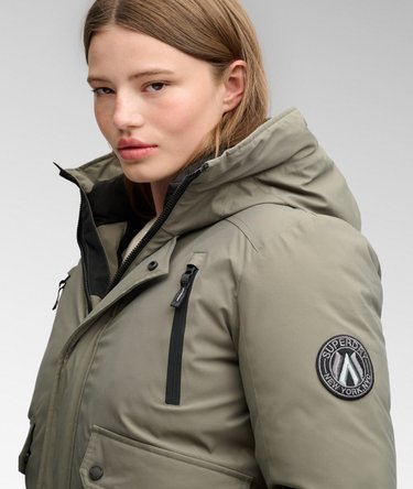 City Padded Bomber Jacket Image 4