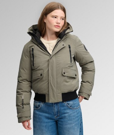 City Padded Bomber Jacket Image 5