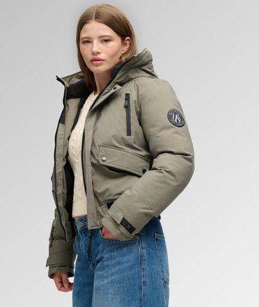 City Padded Bomber Jacket Image 2