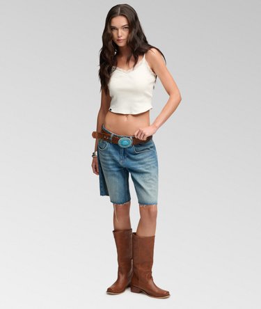 Athletic Essentials Lace Trim Cropped Cami Top Image 3