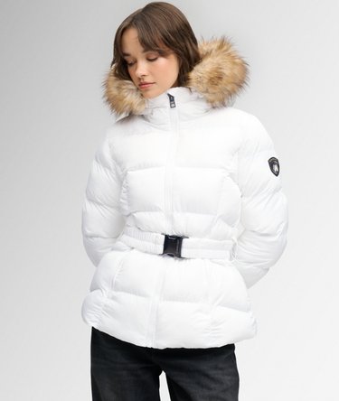 Fuji Belted Puffer Jacket Image 5