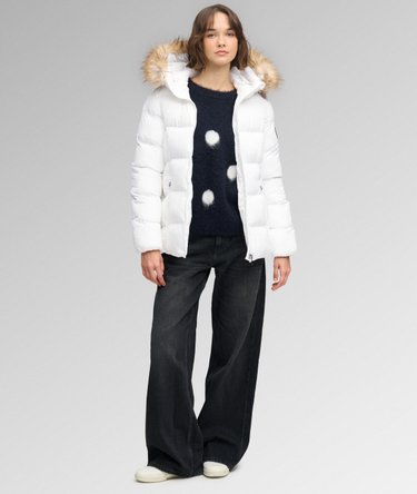 Fuji Belted Puffer Jacket Image 3