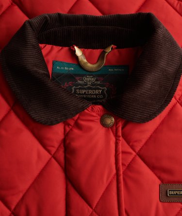 Veste Doubl&eacute;e &agrave; Bordure en Velours C&ocirc;tel&eacute; Image 6