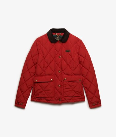 Veste Doubl&eacute;e &agrave; Bordure en Velours C&ocirc;tel&eacute; Image 7