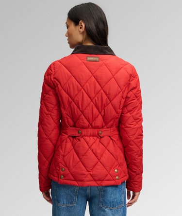 Veste Doubl&eacute;e &agrave; Bordure en Velours C&ocirc;tel&eacute; Image 5