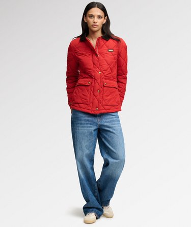 Veste Doubl&eacute;e &agrave; Bordure en Velours C&ocirc;tel&eacute; Image 3
