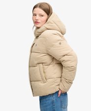Premium Hooded Cord Puffer Jacket