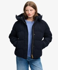 Premium Hooded Cord Puffer Jacket