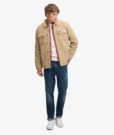 Retro Fleece Overshirt Image 3