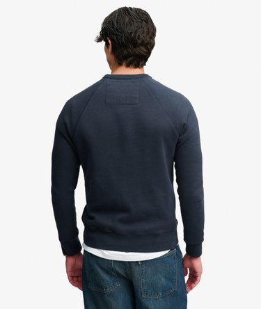 Athletic Felt Applique Crew Neck Sweatshirt Image 5