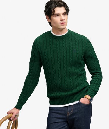 Cable Knit Trui met normale pasvorm Image 2