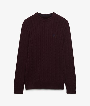 Cable Knit Trui met normale pasvorm Image 7