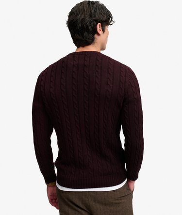Cable Knit Trui met normale pasvorm Image 5